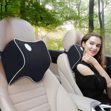 2 Pack Car Neck Pillow, Neck Pain Relief Pillow for car, 100% Soft Memory Foam, Neck Support Car Pillow for Cervical Pain Relief