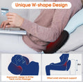 8 Head Shiatsu Shoulder Neck and Back Massager Pillow Heat Deep Kneading Cushion