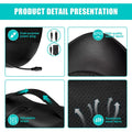 8 Head Shiatsu Shoulder Neck and Back Massager Pillow Heat Deep Kneading Cushion