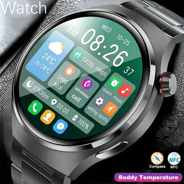 New NFC Men's Smart Watch AMOLED1.43-inch Large Screen Bluetooth Call Heart Rate Detection Outdoor Sports Women's Smartwatches