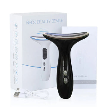 LED Face Massager Device - Three Mode, USB Rechargeable, Portable, Facial and Neck Massage, Skin Care, Mother's Day Gif